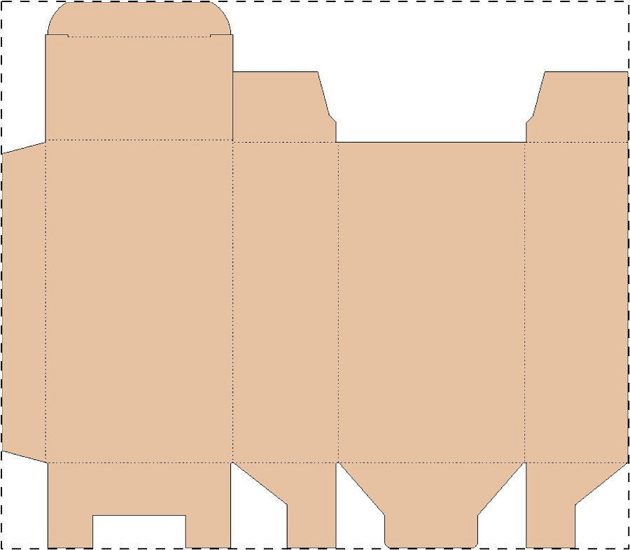 Custom kraft corrugated box