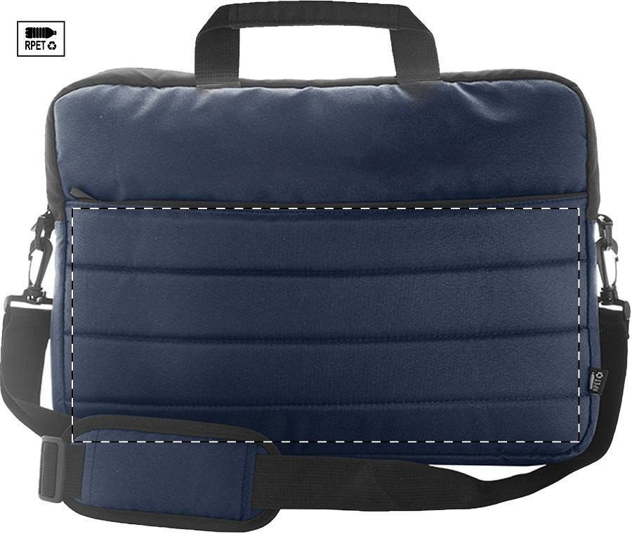 Front side - below zip