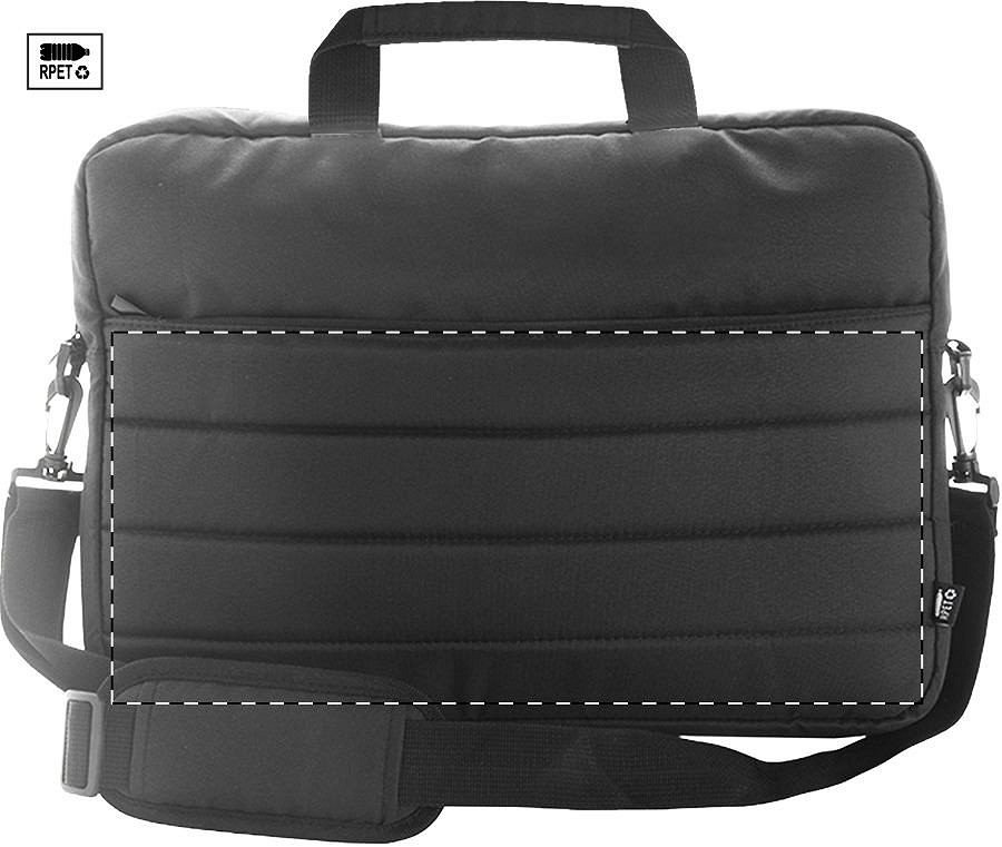 Front side - below zip