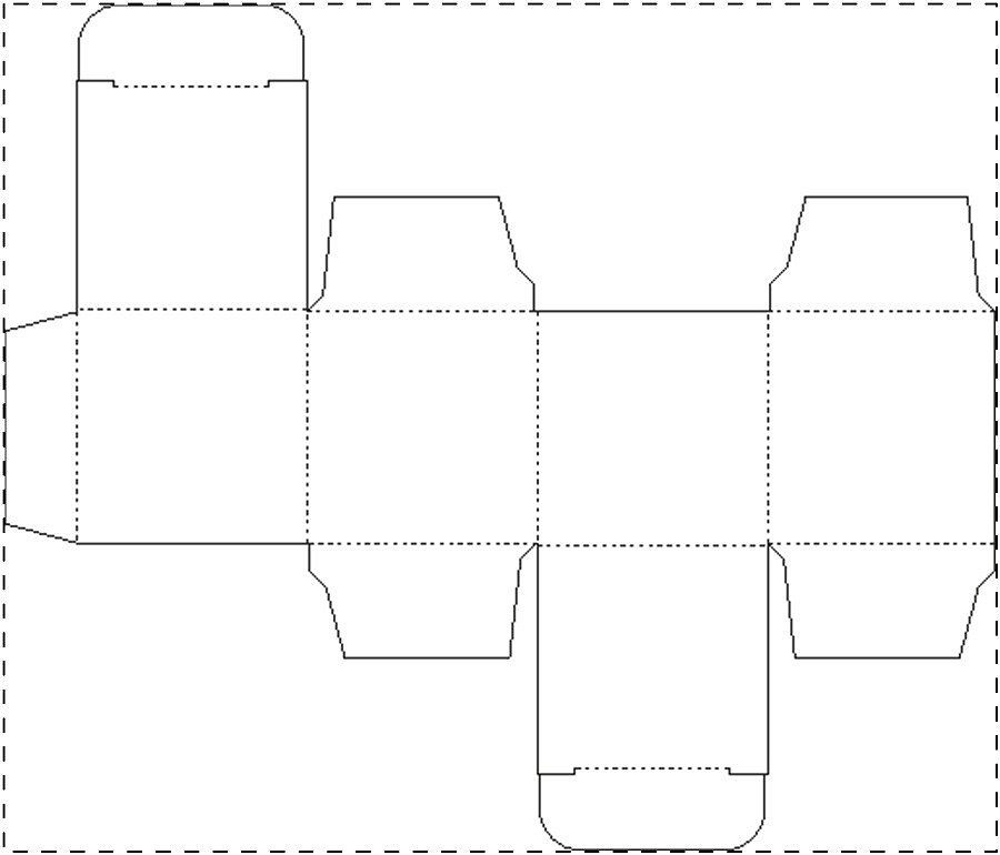 Custom paperboard box