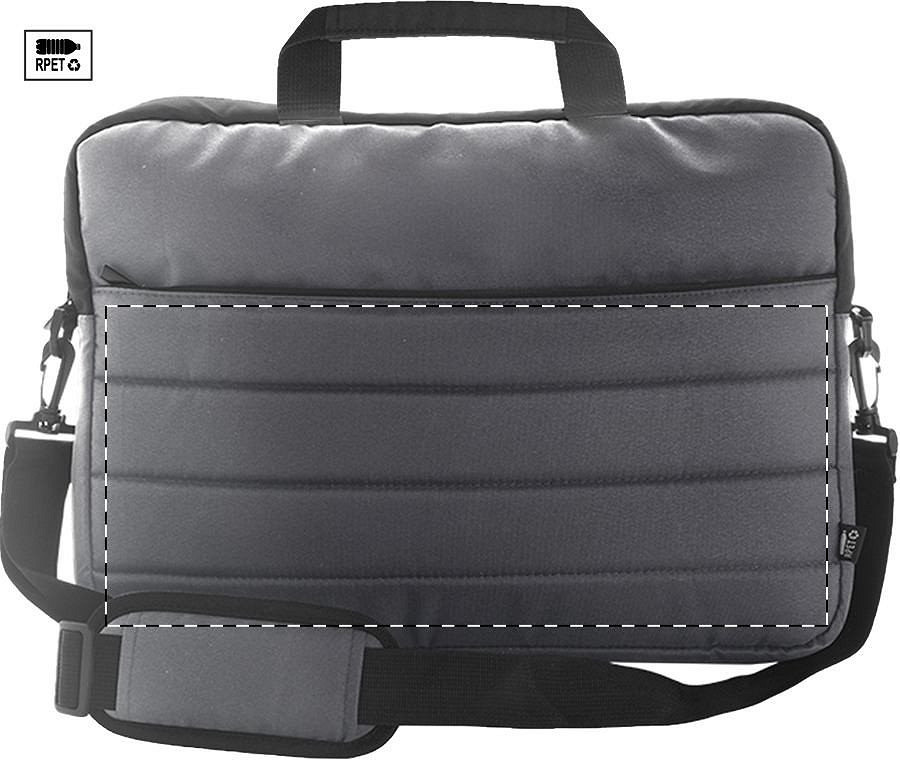 Front side - below zip
