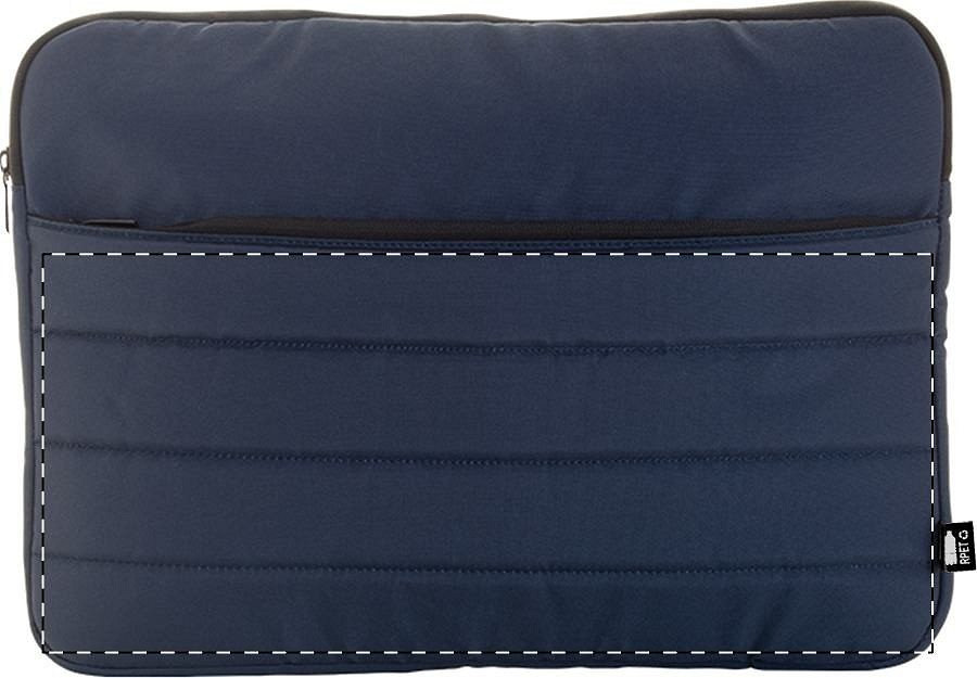 Front side - below zip