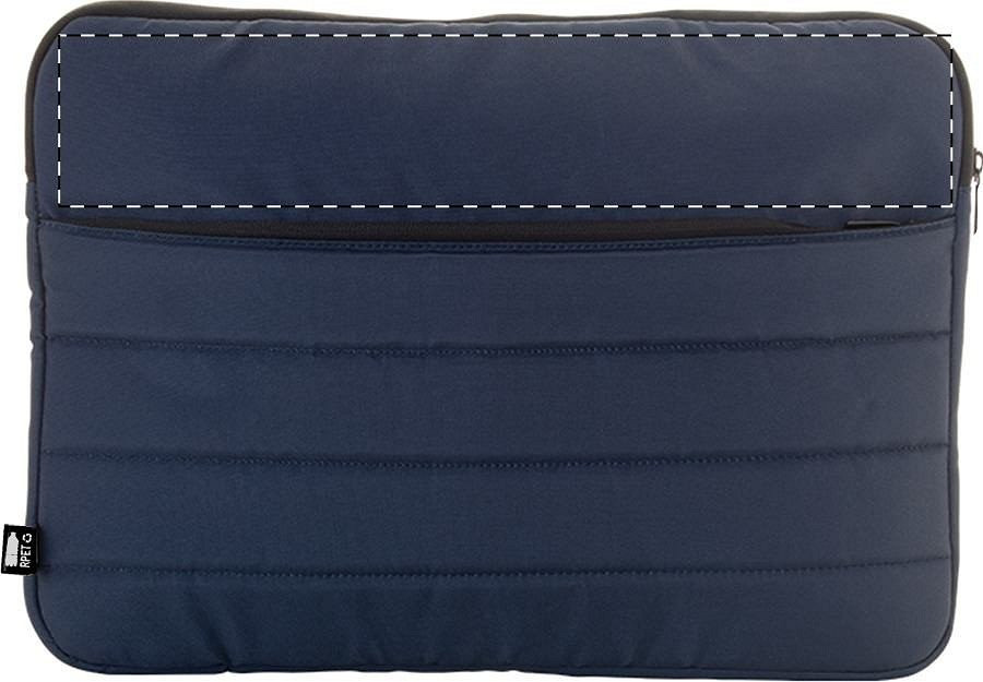 Back side - above zip