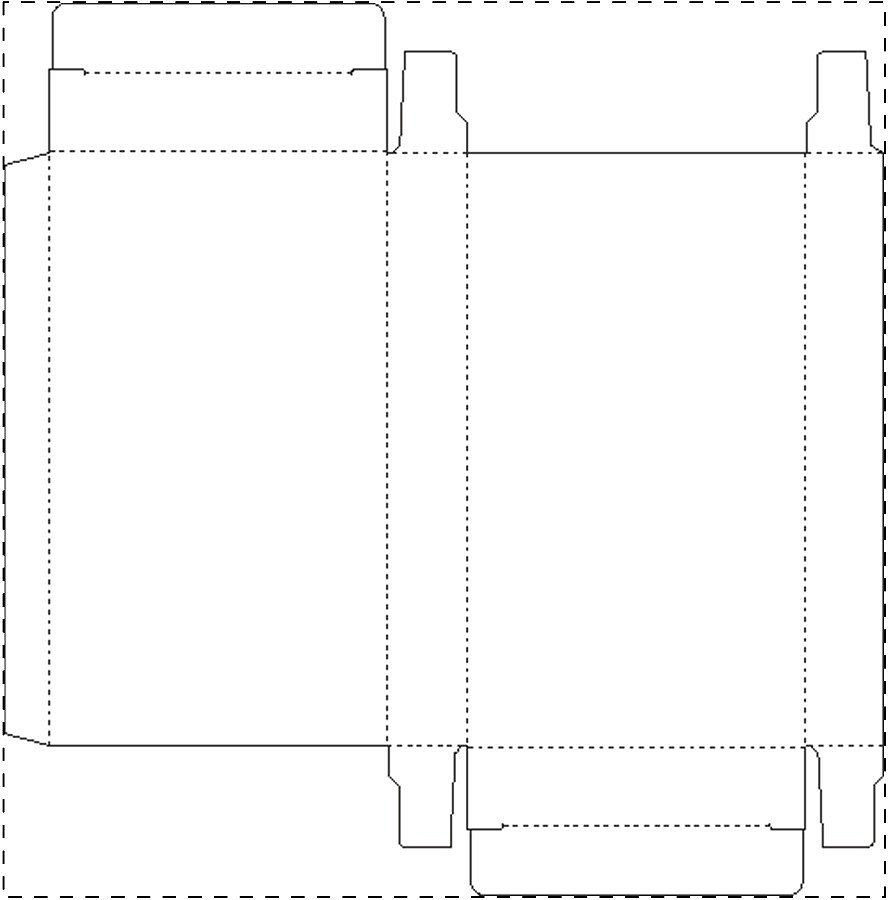 Custom paperboard box