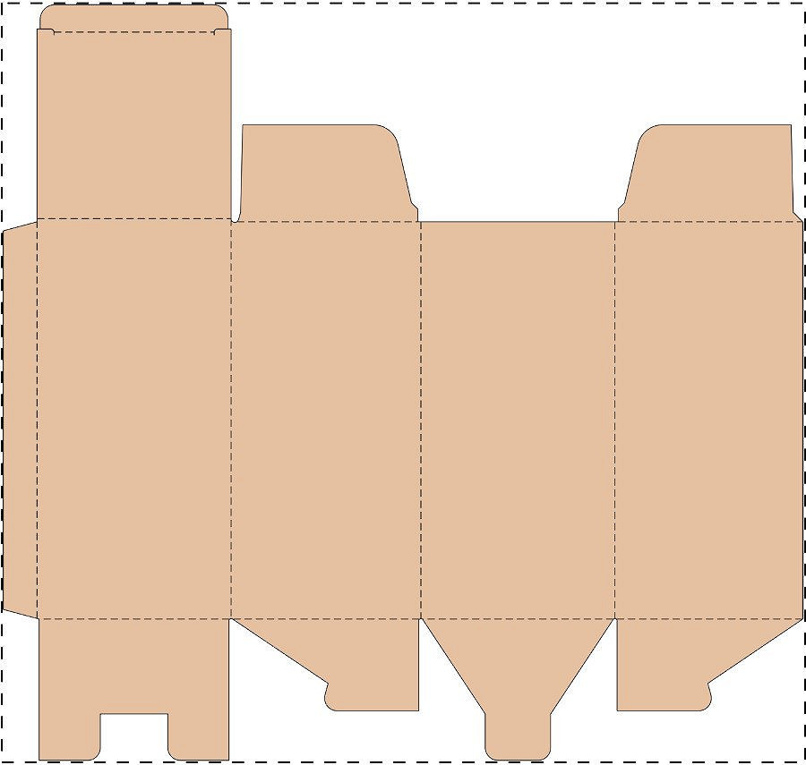Custom kraft corrugated box