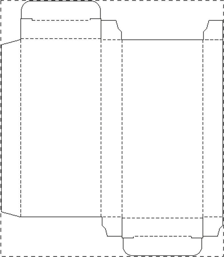 Custom paperboard box