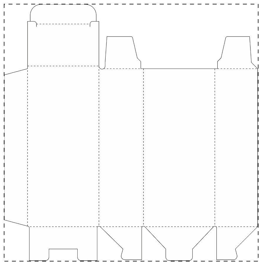 Custom paperboard box