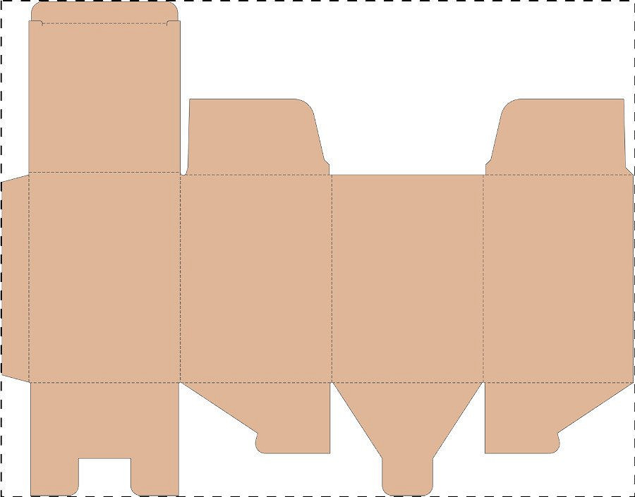 Custom kraft corrugated box