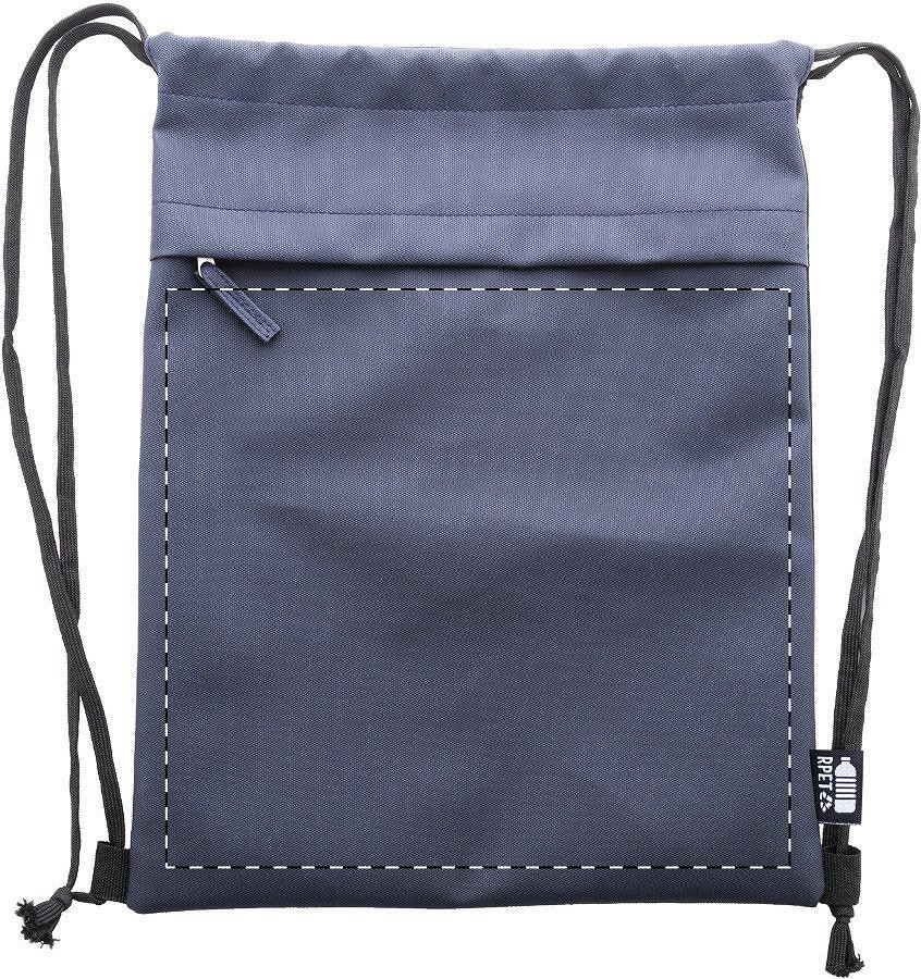 Front side - below zip