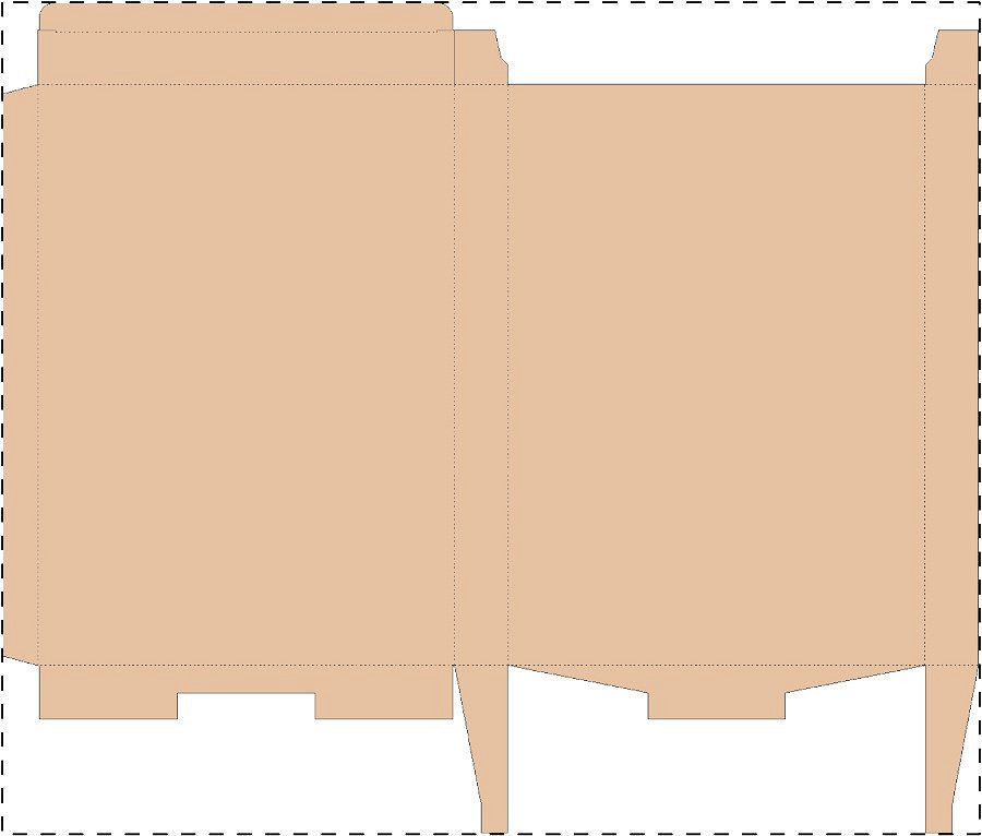 Custom kraft corrugated box