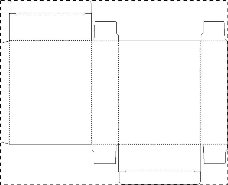Custom paperboard box