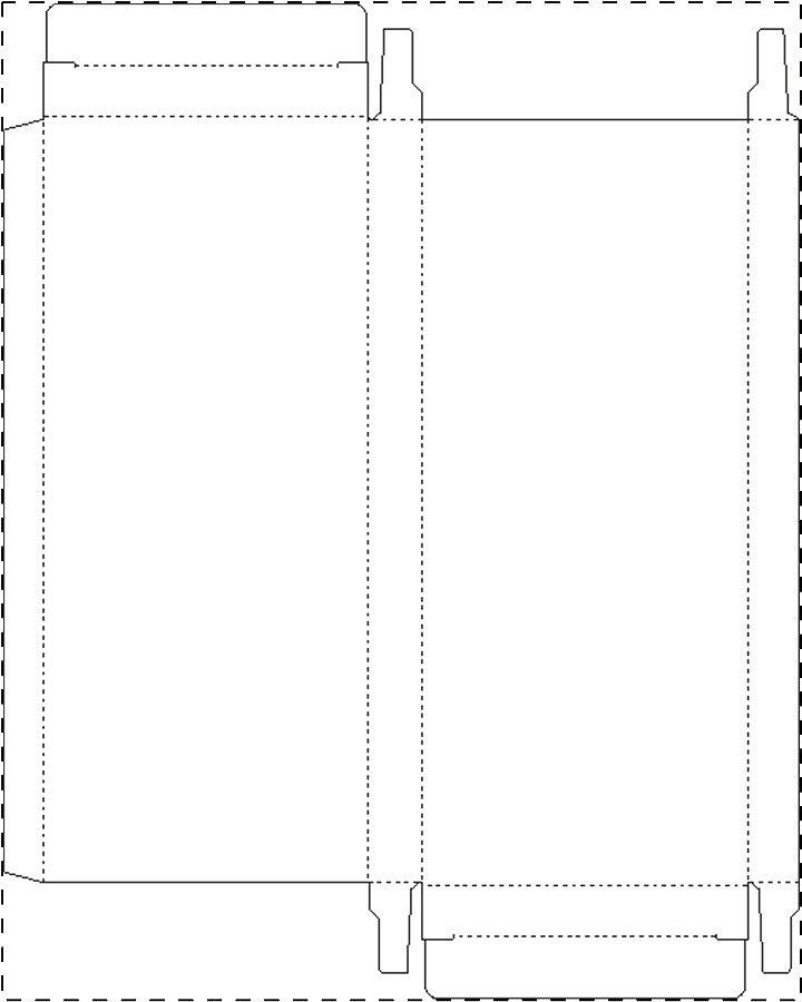 Custom paperboard box