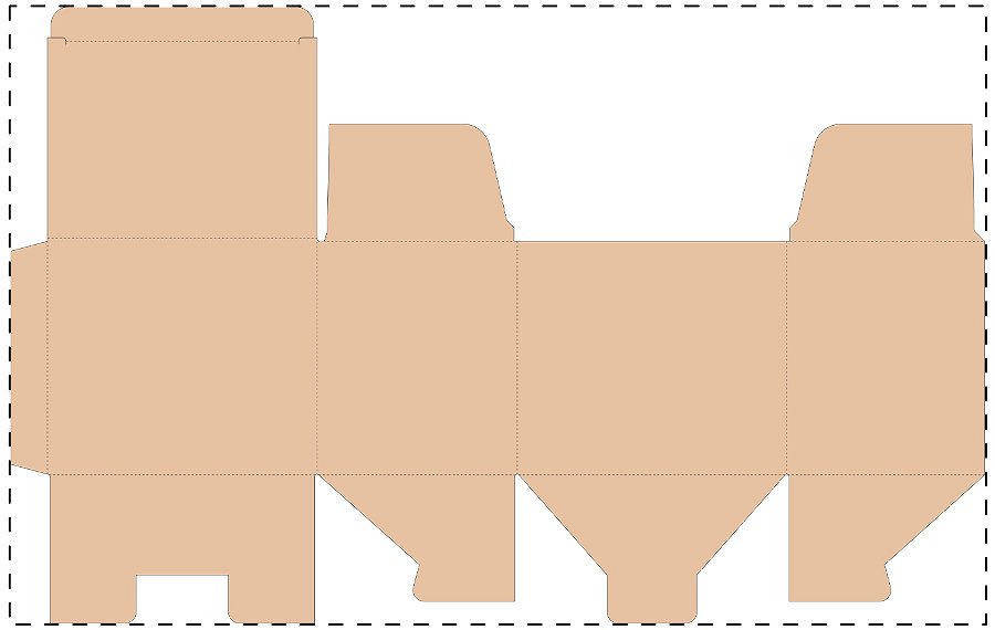 Custom kraft corrugated box