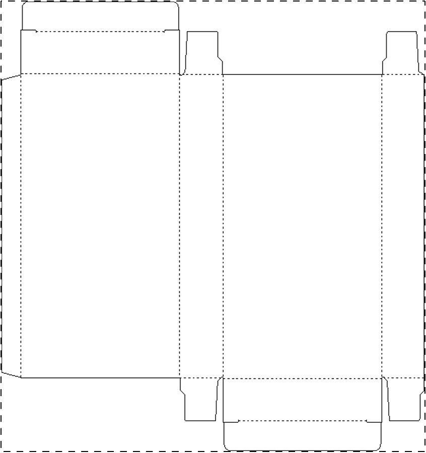 Custom paperboard box