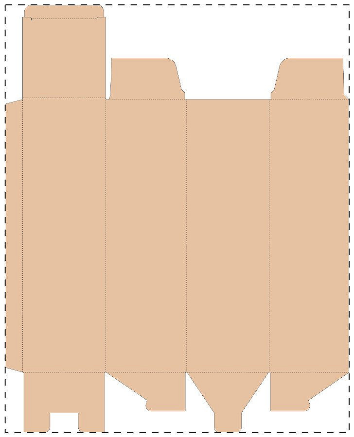 Custom kraft corrugated box