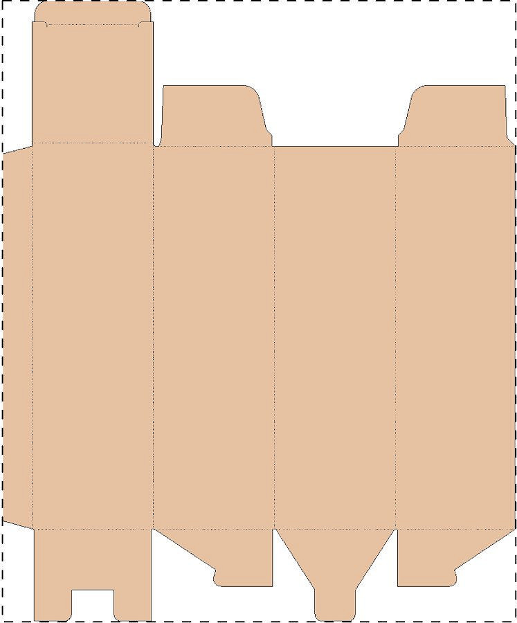 Custom kraft corrugated box