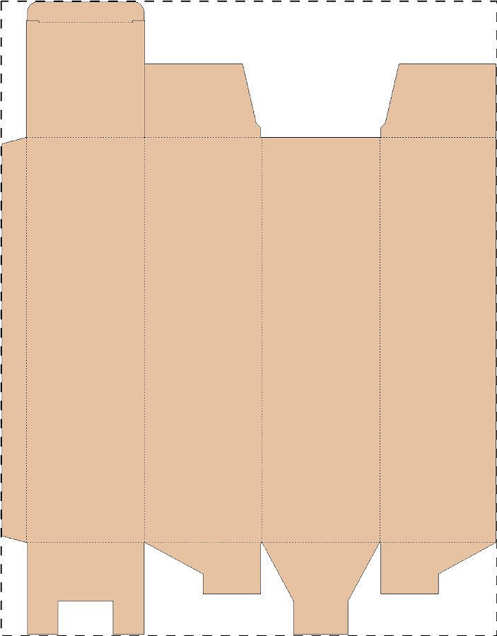 Custom kraft corrugated box