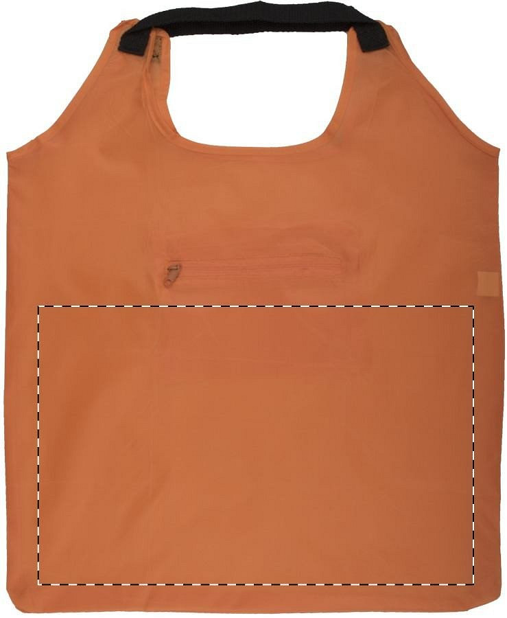 Front side - below zip