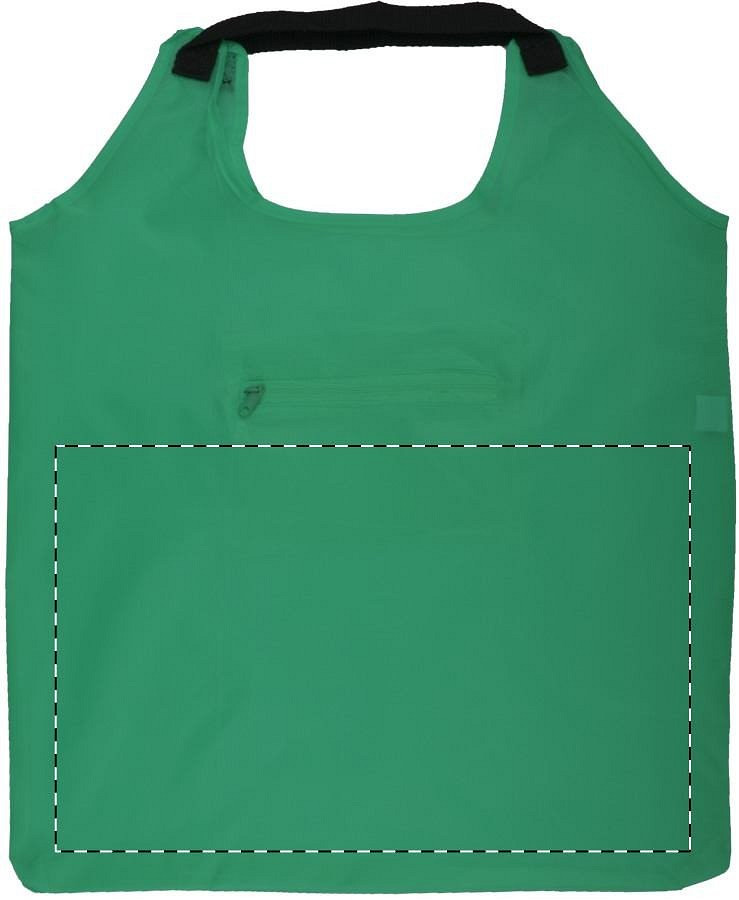 Front side - below zip