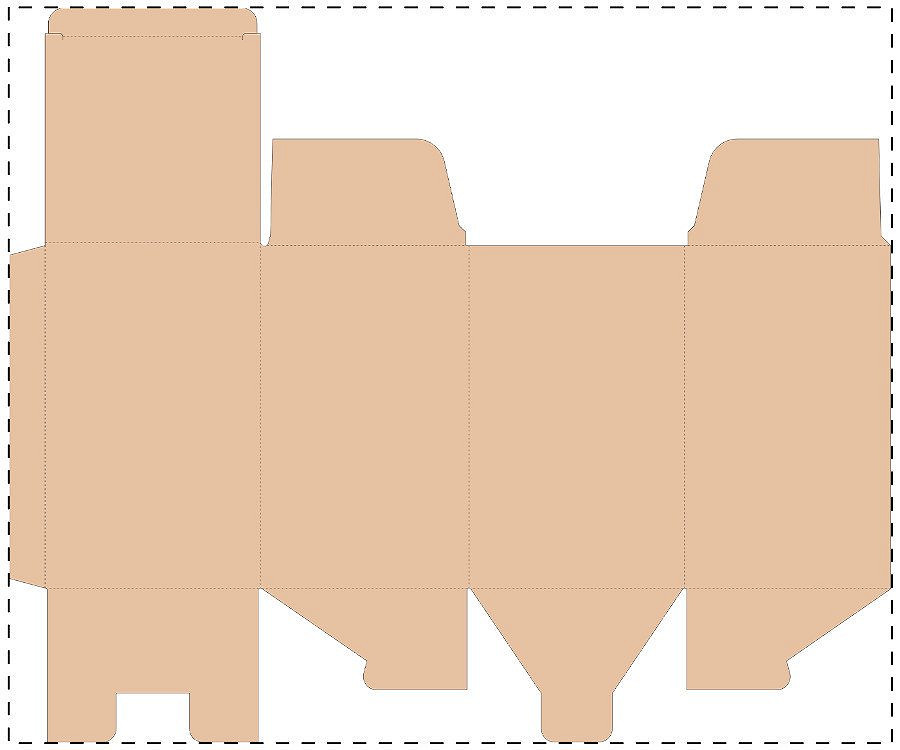 Custom kraft corrugated box