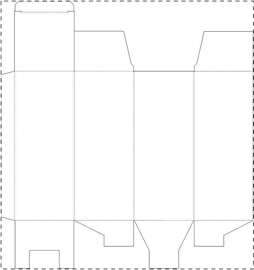 Custom paperboard box