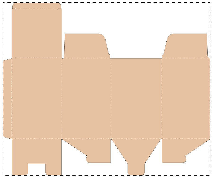 Custom kraft corrugated box