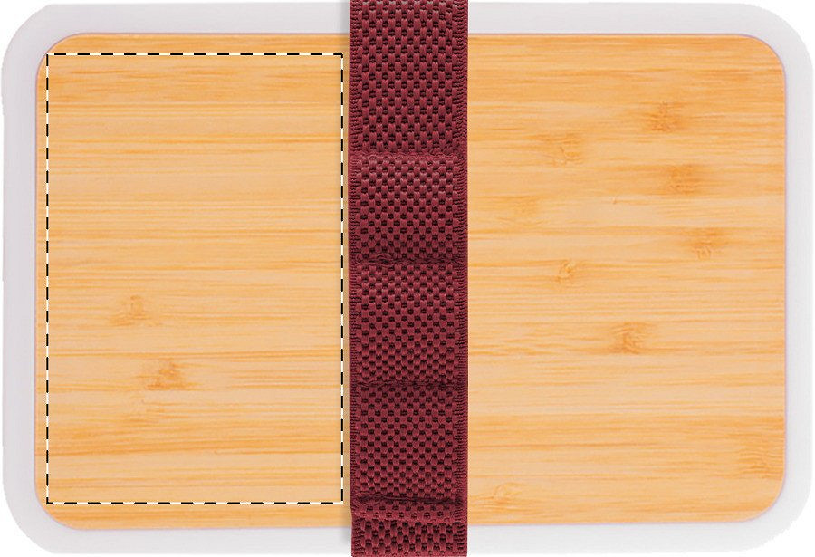 Top of box - left side
