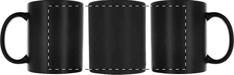 Rotary screen printing opposite of the handle