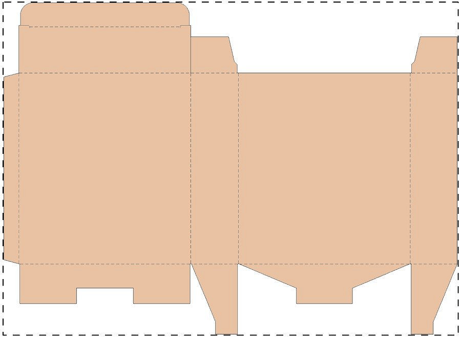 Custom kraft corrugated box