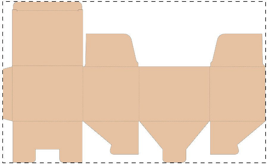 Custom kraft corrugated box