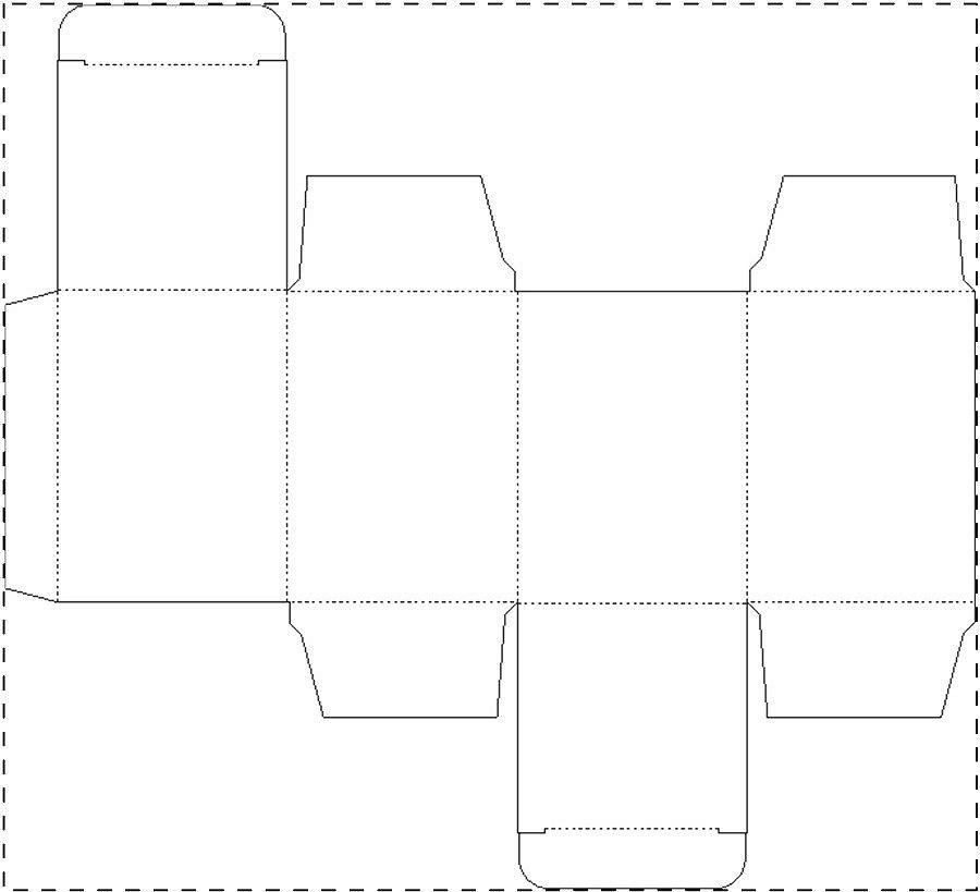 Custom paperboard box