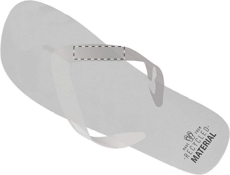 Left slipper - right strap