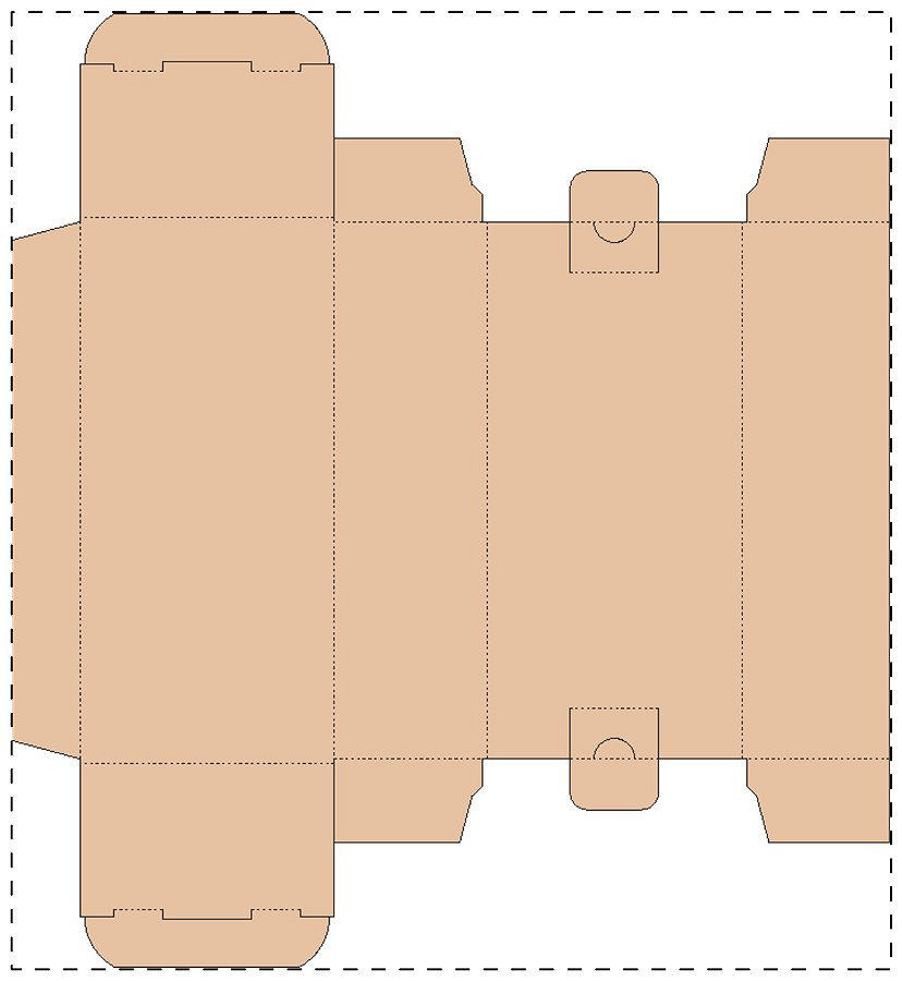 Custom kraft corrugated box