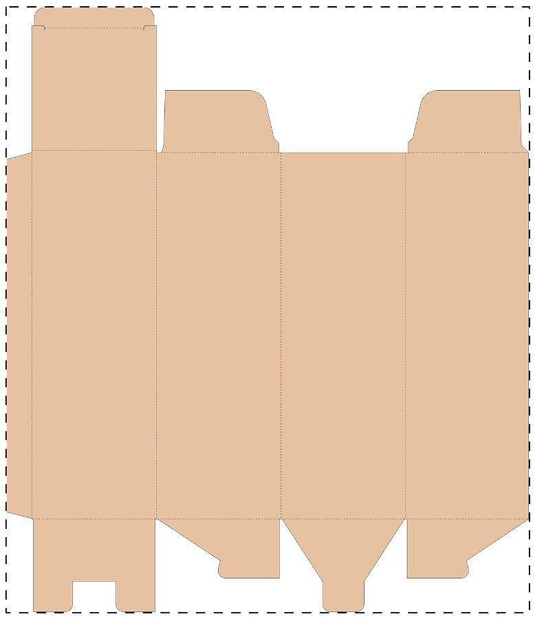 Custom kraft corrugated box