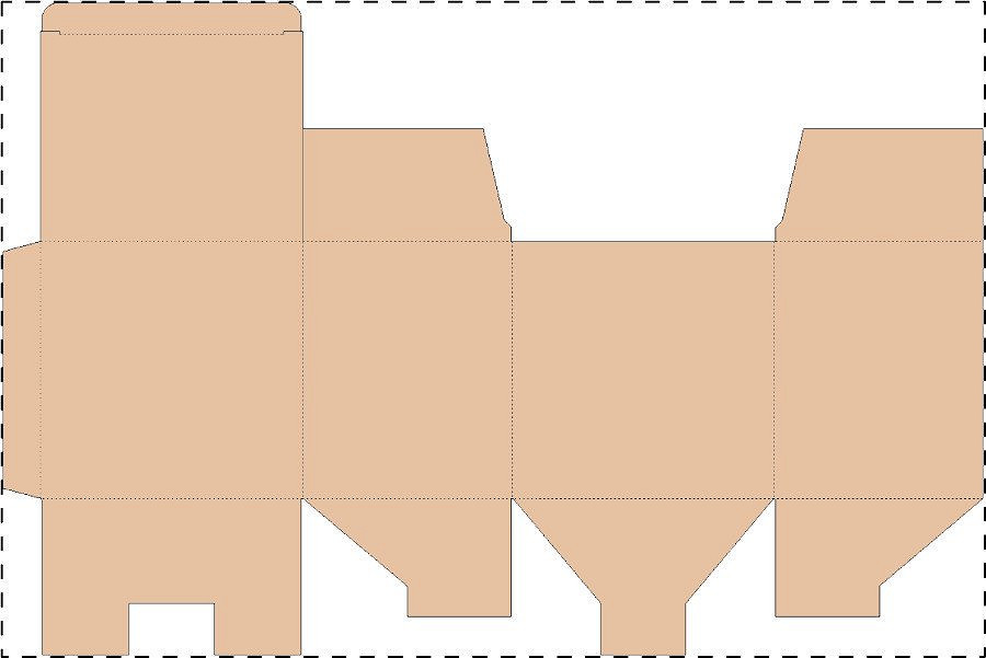 Custom kraft corrugated box