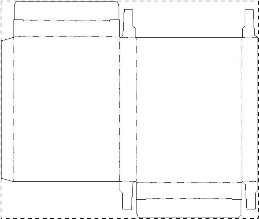 Custom paperboard box