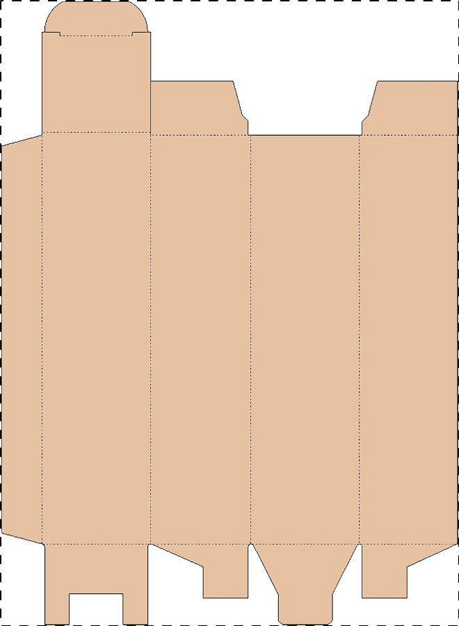 Custom kraft corrugated box