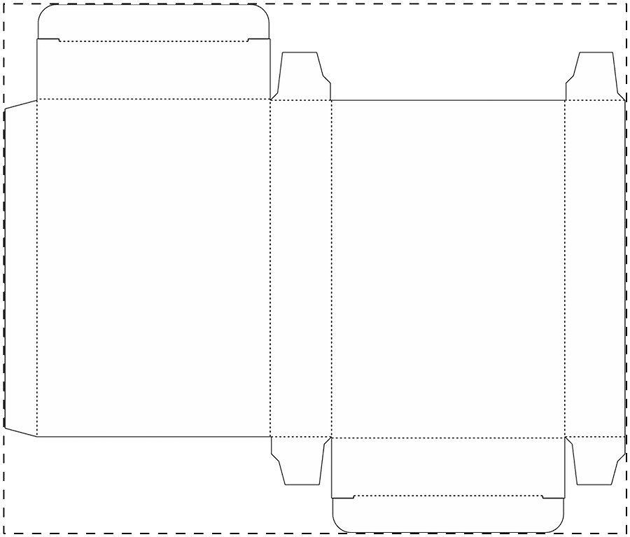 Custom paperboard box