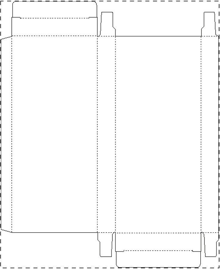 Custom paperboard box