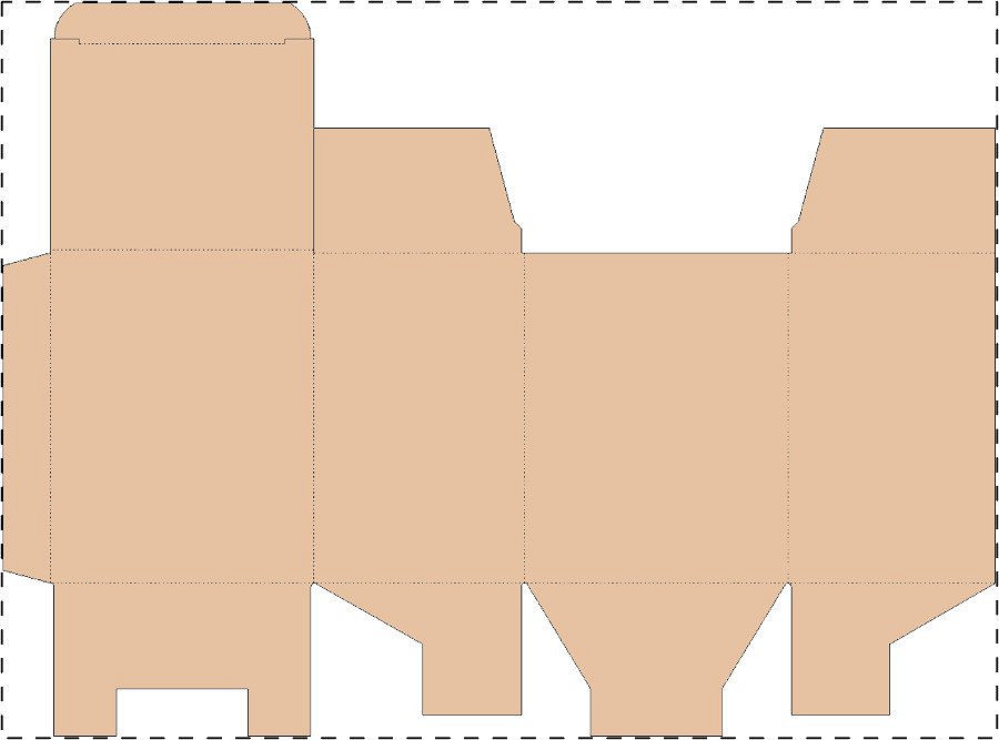 Custom kraft corrugated box