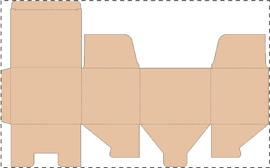 Custom kraft corrugated box