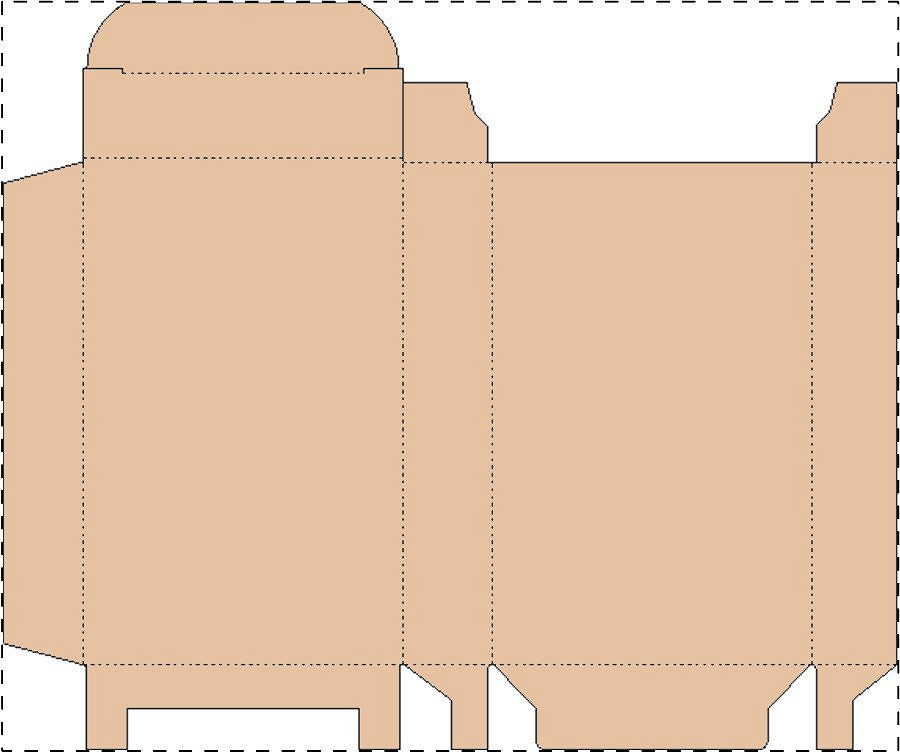 Custom kraft corrugated box