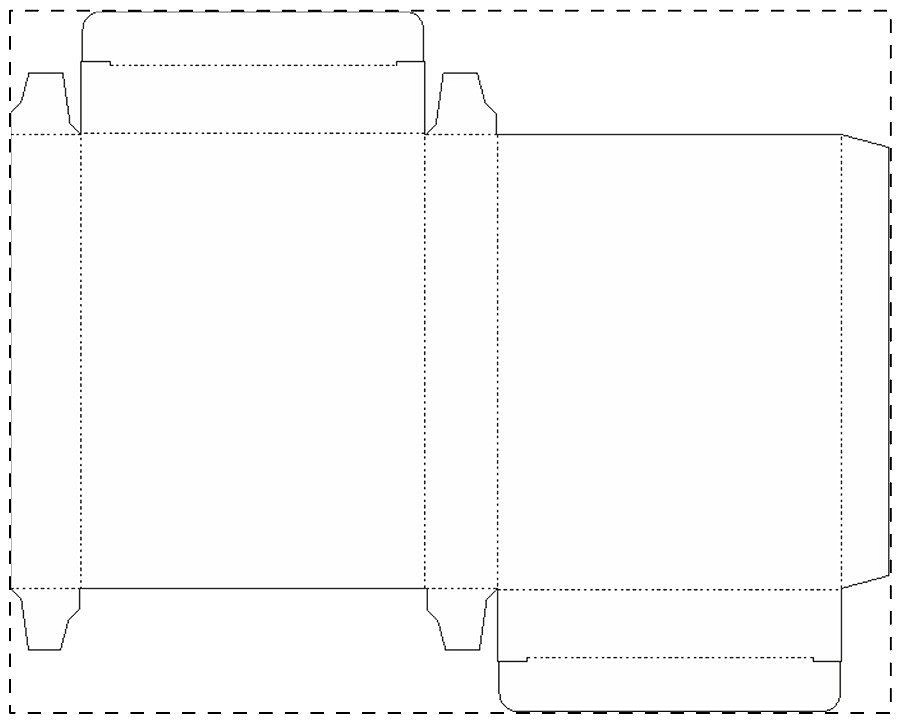 Custom paperboard box