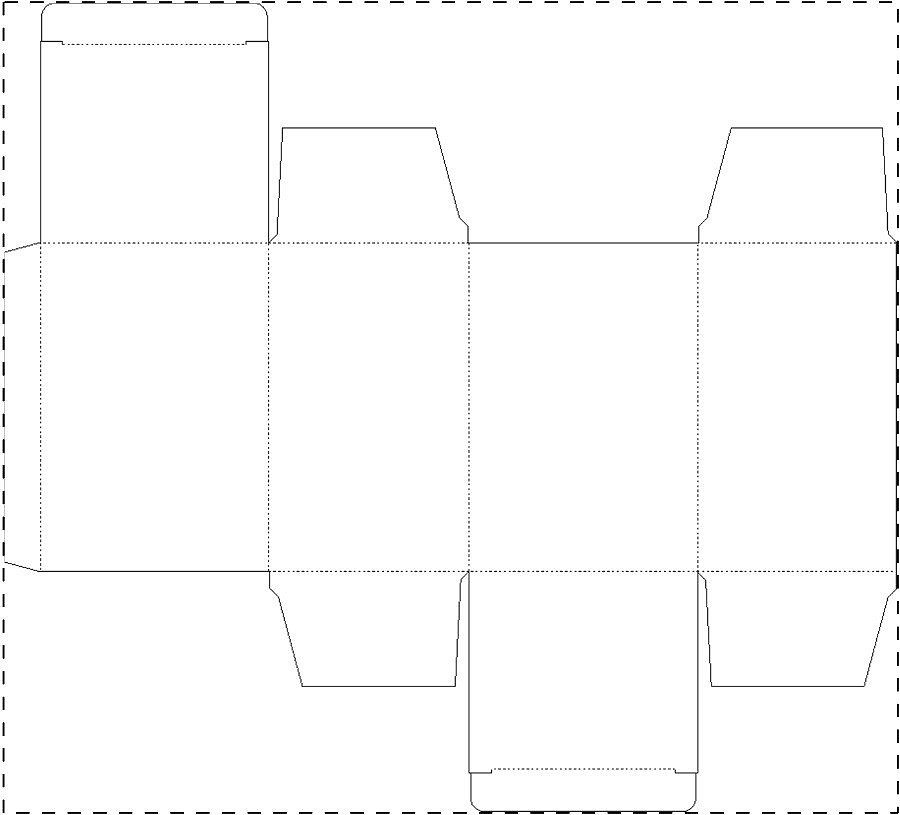 Custom paperboard box