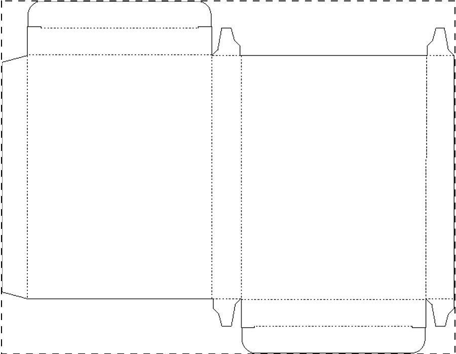 Custom paperboard box