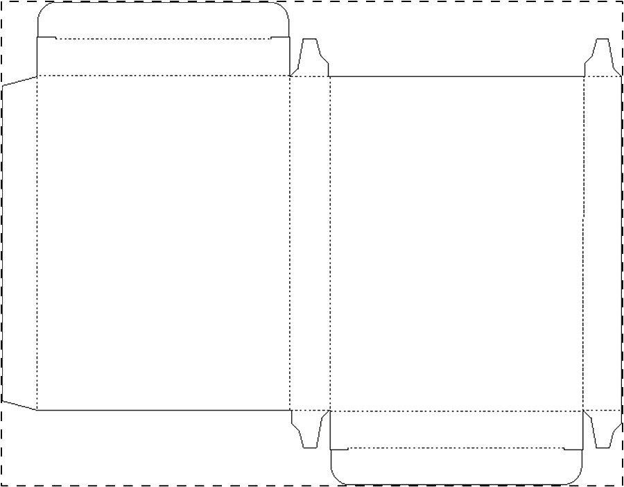 Custom paperboard box