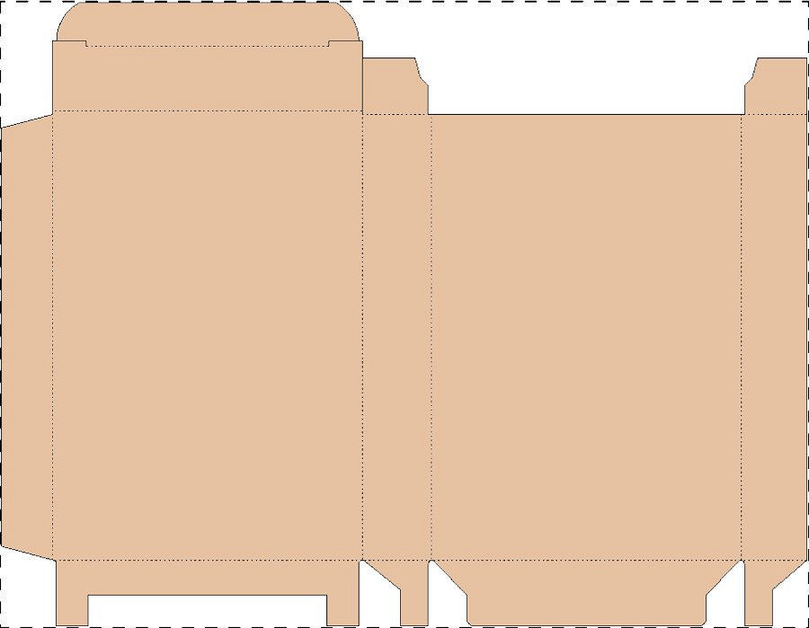 Custom kraft corrugated box