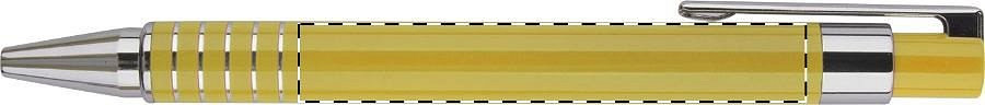 Ballpoint pen barrel - right handed