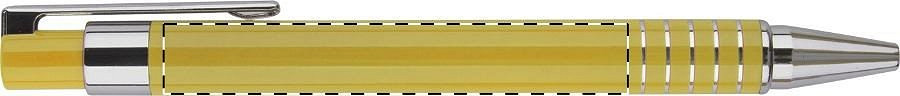 Ballpoint pen barrel - left handed