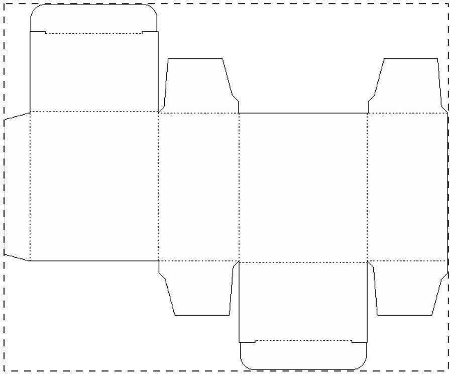 Custom paperboard box